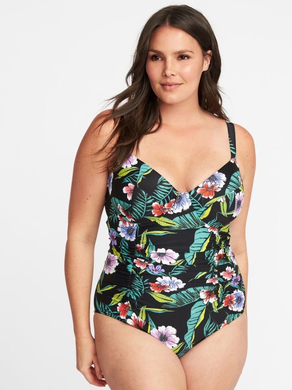 Old Navy Floral Secret-Slim Underwire Swimsuit